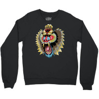 Mandrill, Mandrill Art, Mandrill Painting, Mandrill Vintage, Love Mand Crewneck Sweatshirt | Artistshot