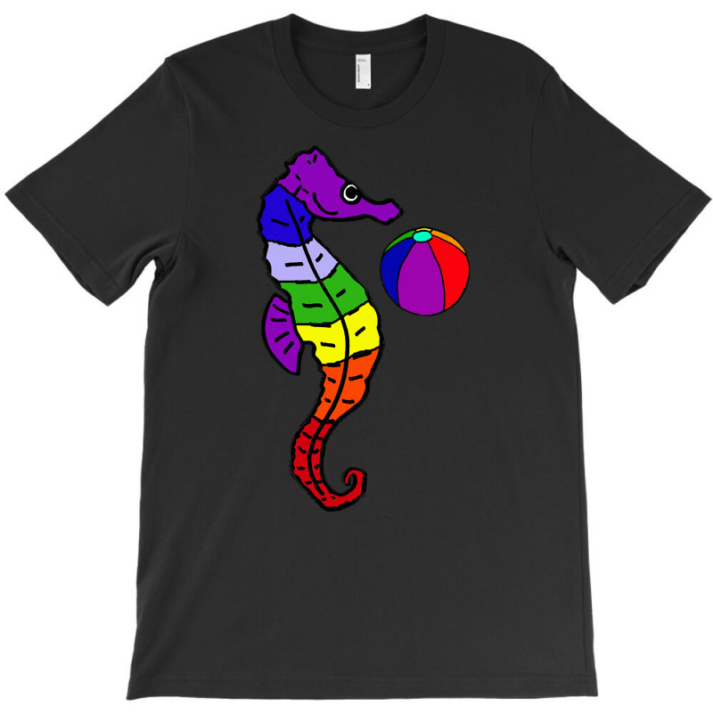 Cool Seahorse And Beach, Cool Seahorse And Beach Art,cool Seahorse And T-shirt | Artistshot