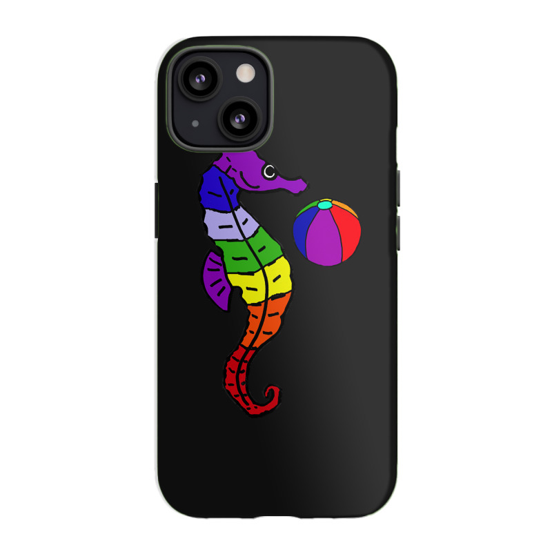 Cool Seahorse And Beach, Cool Seahorse And Beach Art,cool Seahorse And Iphone 13 Case | Artistshot