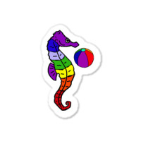 Cool Seahorse And Beach, Cool Seahorse And Beach Art,cool Seahorse And Sticker | Artistshot