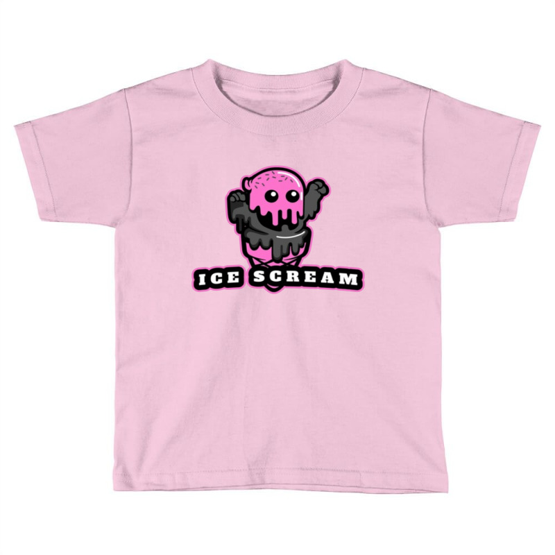 Pink Ice Cream Toddler T-shirt by thomas kaka | Artistshot