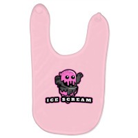 Pink Ice Cream Baby Bibs | Artistshot