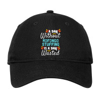 Womens Day Without Mofongo Stuffing Is Day Wasted Thanksgiving V Neck Adjustable Cap | Artistshot