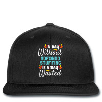 Womens Day Without Mofongo Stuffing Is Day Wasted Thanksgiving V Neck Printed Hat | Artistshot