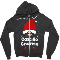 Castillo Gnome Christmas Pajama   Castillo Surname Gnome Zipper Hoodie | Artistshot