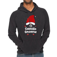 Castillo Gnome Christmas Pajama   Castillo Surname Gnome Vintage Hoodie | Artistshot