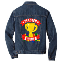 Builder Blocks Puzzle Men Denim Jacket | Artistshot