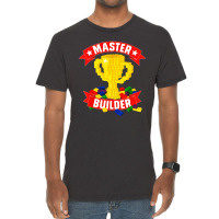 Builder Blocks Puzzle Vintage T-shirt | Artistshot