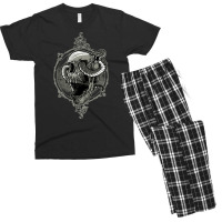 Creepy Satanic Dark Gothic, Creepy Satanic Dark Gothic Art, Creepy Sat Men's T-shirt Pajama Set | Artistshot