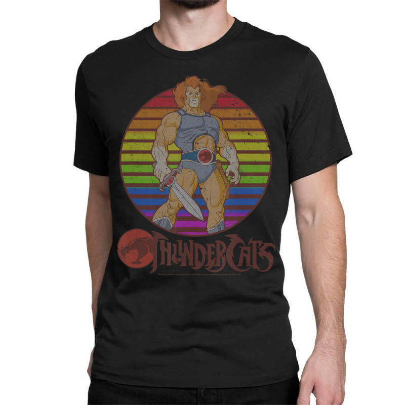 Thundercats Lion-o Rainbow Sunset Poster Classic T-shirt by Kanmopsuk45 | Artistshot