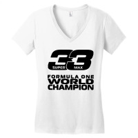 World Champion  33 Women's V-neck T-shirt | Artistshot