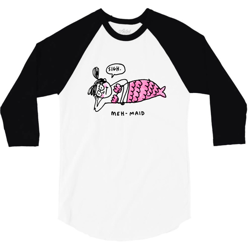 Meh Maid 3/4 Sleeve Shirt | Artistshot