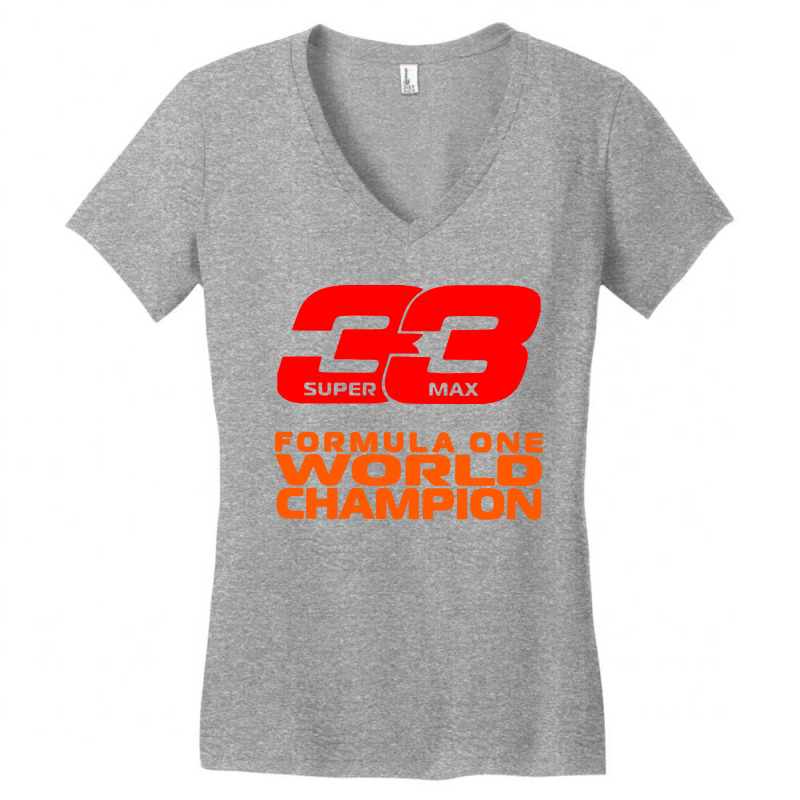 World Champion  33 Women's V-Neck T-Shirt by fidele milio | Artistshot