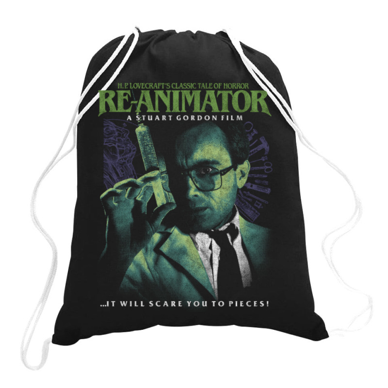 Reanimator, Re-animator, Herbert West Drawstring Bags | Artistshot