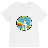 Astronaut Vintage V-neck Tee | Artistshot