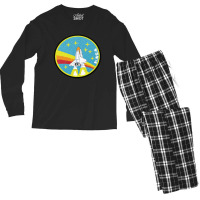 Astronaut Vintage Men's Long Sleeve Pajama Set | Artistshot