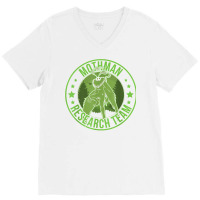 Mothman Hide & Seek Research Team Champion Cryptid T Shirt V-neck Tee | Artistshot