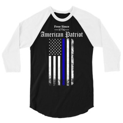 Free Since 1776 - American Patriot 3/4 Sleeve Shirt | Artistshot