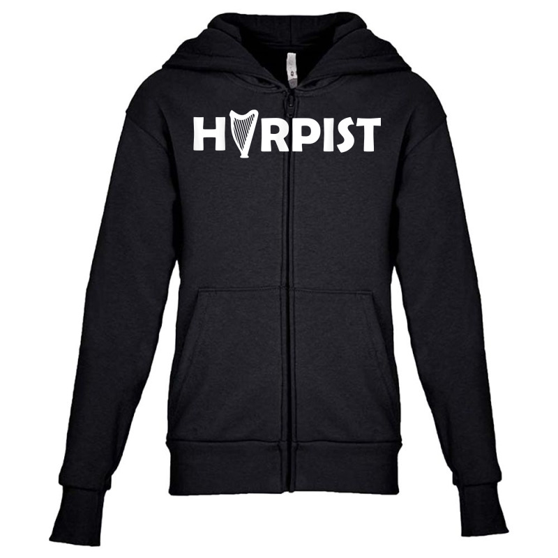 Harpist T Shirt Youth Zipper Hoodie | Artistshot