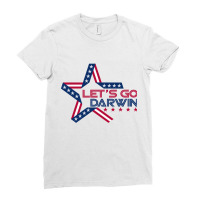 Let's Go Darwin Ladies Fitted T-shirt | Artistshot