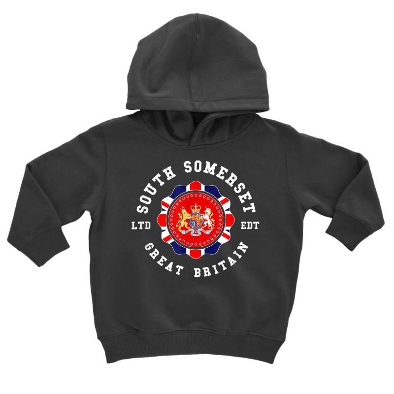 South Somerset Great Britain British Pride Vintage T Shirt Toddler Hoodie by cm-arts | Artistshot