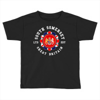 South Somerset Great Britain British Pride Vintage T Shirt Toddler T-shirt | Artistshot