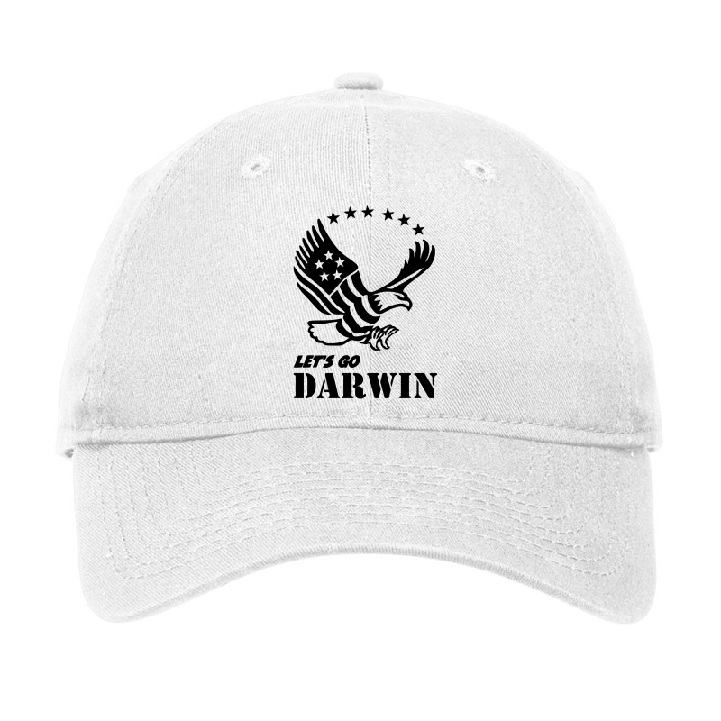 Let's Go Darwin Adjustable Cap by elasting | Artistshot