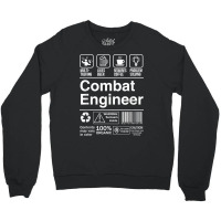 Combat Engineer Shopping Label Problem Solver T Shirt Crewneck Sweatshirt | Artistshot