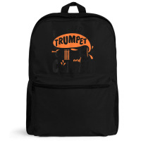 Trumpet Player Coffee Powered By Trumpet And Coffee Backpack | Artistshot