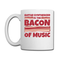 Guitar Synthesizer Gifts   Bacon Of Music Coffee Mug | Artistshot