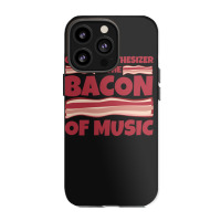 Guitar Synthesizer Gifts   Bacon Of Music Iphone 13 Pro Case | Artistshot