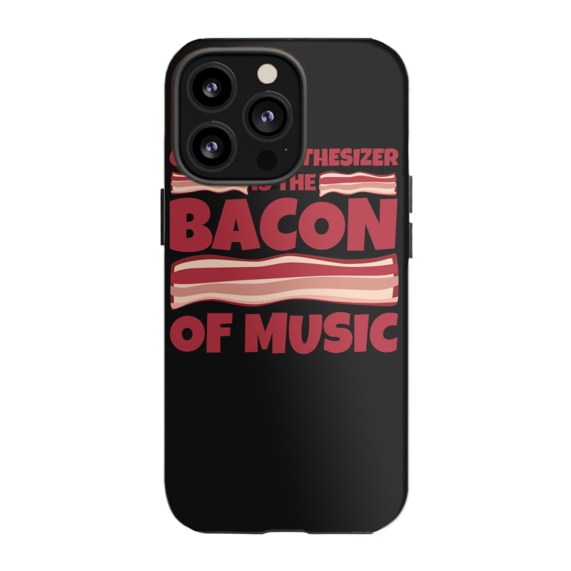 Guitar Synthesizer Gifts   Bacon Of Music Iphone 13 Pro Case | Artistshot