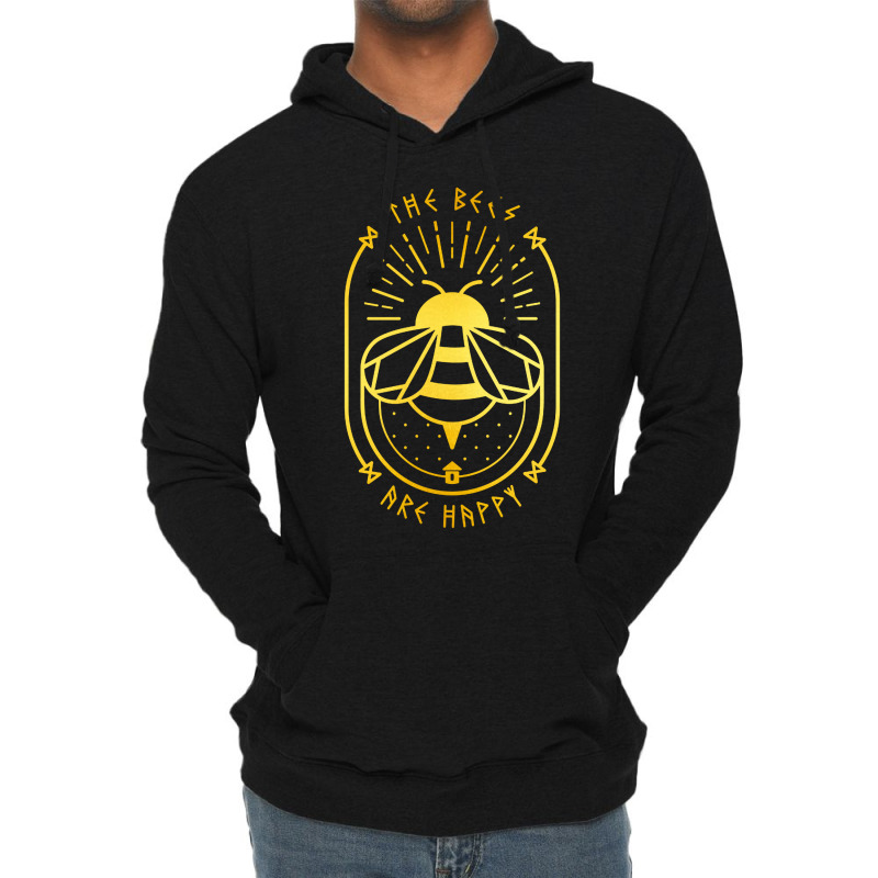 The Bees Are Happy Lightweight Hoodie | Artistshot