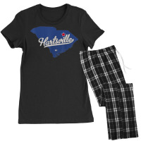 Hartsville South Carolina Sc Map Women's Pajamas Set | Artistshot