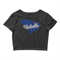 Hartsville South Carolina Sc Map Crop Top | Artistshot