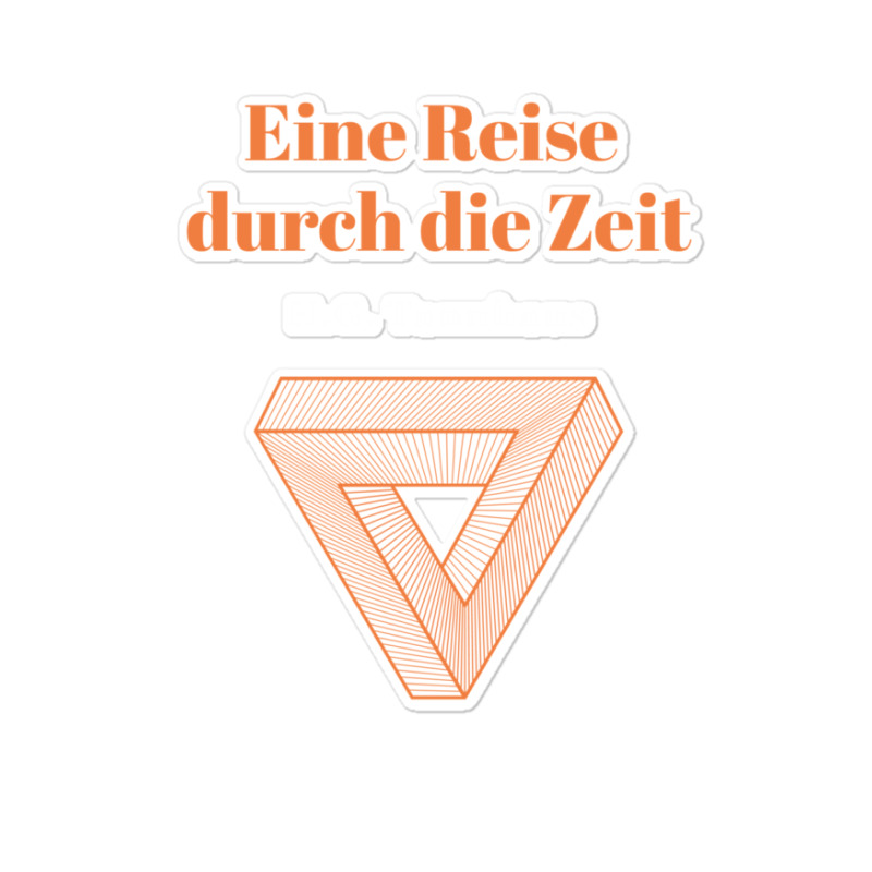 Eine Reise Durch Die Zeit - H.g. Tannhaus Dark Sticker | Artistshot