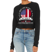 American Latvian Home In Us Patriot American Latvia Flag Cropped Sweater | Artistshot