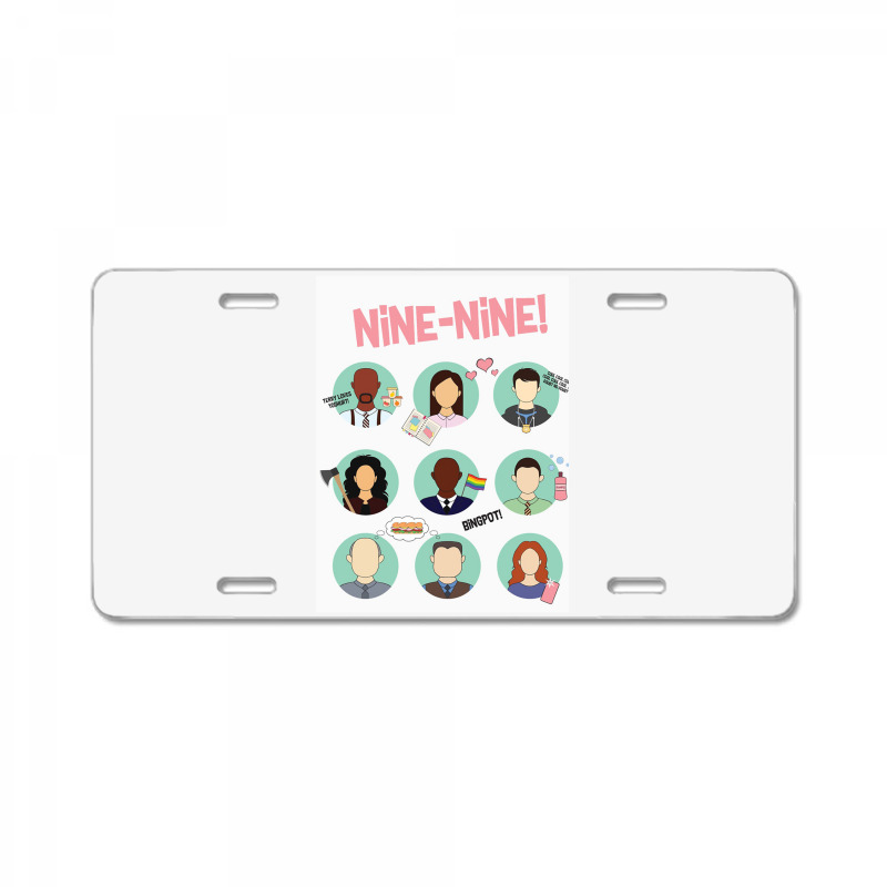 Brooklyn Nine Nine Squad License Plate | Artistshot