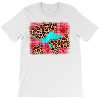 Valentine's Day Leopard Background T-shirt | Artistshot