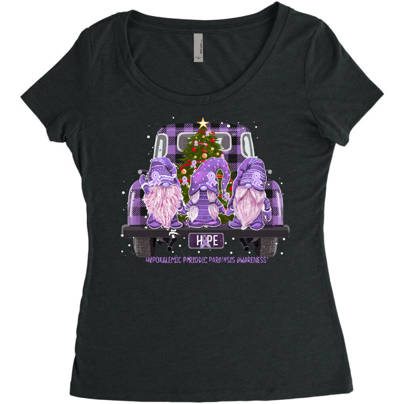 Hypokalemic Periodic Paralysis Awareness   Gnome Hope Christmas T Shir Women's Triblend Scoop T-shirt by cm-arts | Artistshot