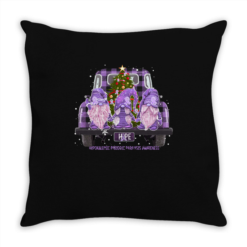 Hypokalemic Periodic Paralysis Awareness   Gnome Hope Christmas T Shir Throw Pillow | Artistshot