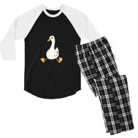 Silly Goose Men's 3/4 Sleeve Pajama Set | Artistshot