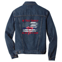 In This Family No One Fights Alone Men Denim Jacket | Artistshot