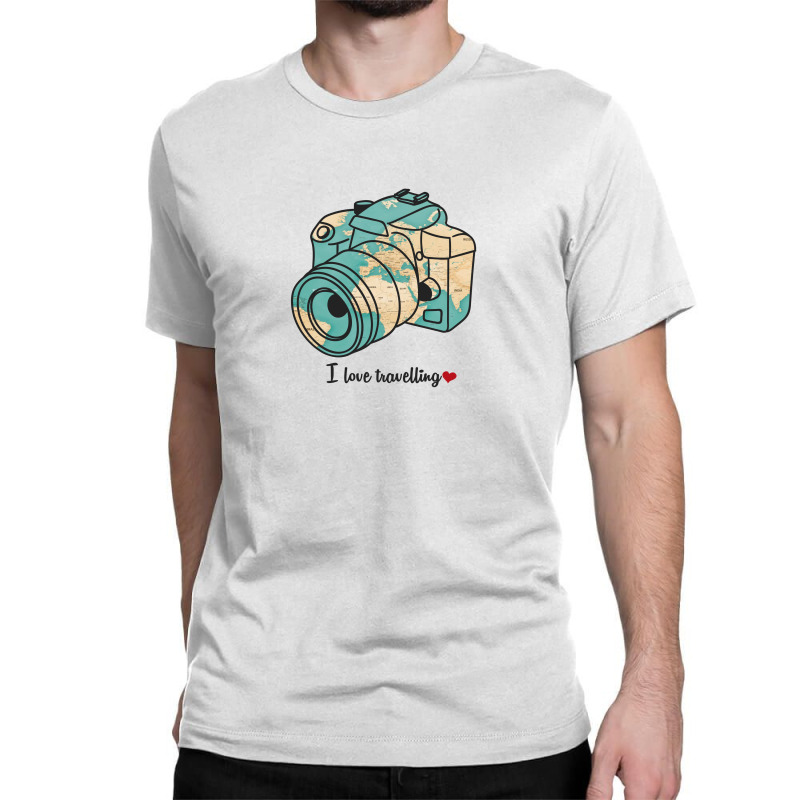 I Love Travelling For Light Classic T-shirt by autlu2024 | Artistshot