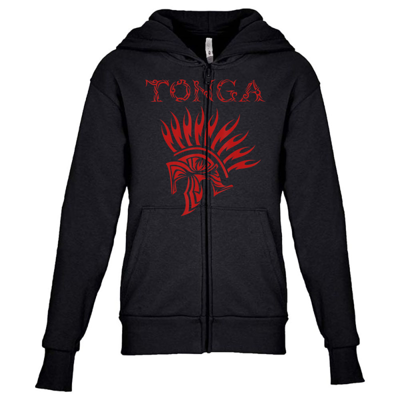 Tonga Tongan Pride Tribal Tattoo Youth Zipper Hoodie by Min02 | Artistshot