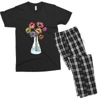 Erlenmeyer Bouquet Men's T-shirt Pajama Set | Artistshot