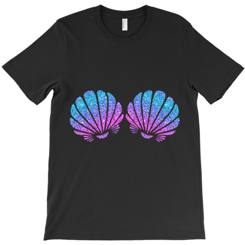 Mermaid Sea Shell Bra Costume Halloween Design Long Sleeve T Shirt T-shirt | Artistshot