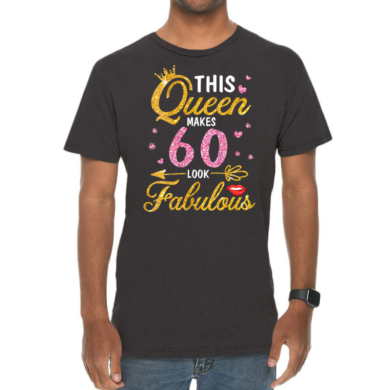 Womens 60 Years Old Gifts 60 & Fabulous Since 1962 60th Birthday Tank Vintage T-shirt | Artistshot