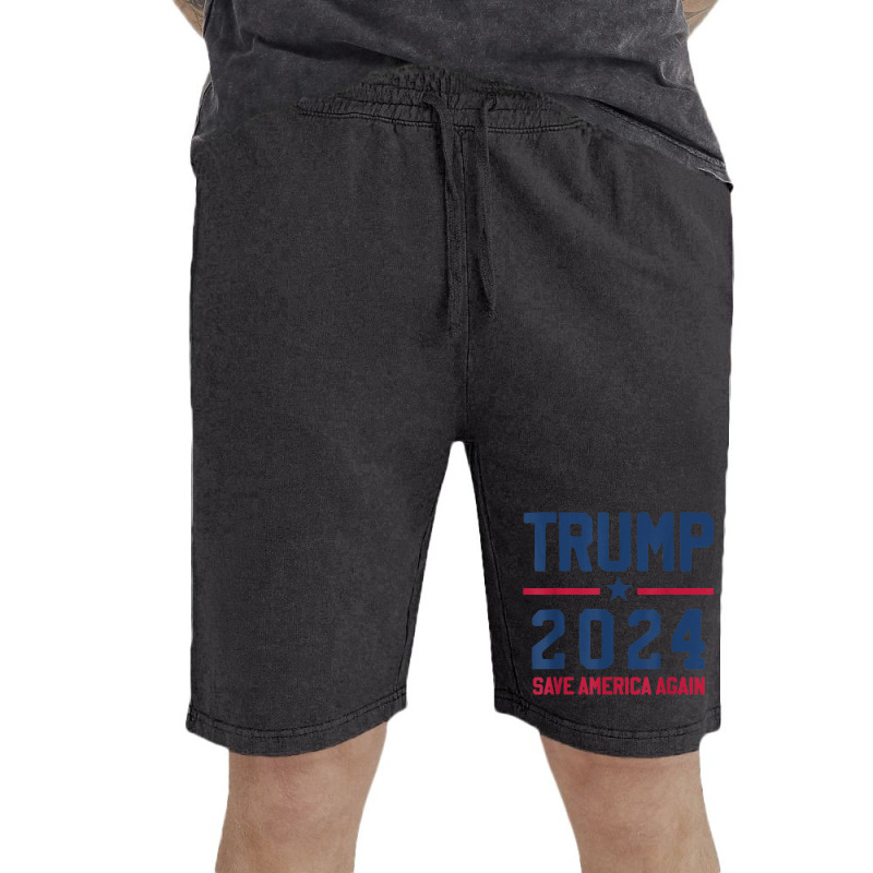 Trump 2024   Save America Again   Pro Trump Vintage Short | Artistshot