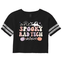 Spooky Radiology Tech Halloween Rad Technologist Rad Tech Raglan Baseb Scorecard Crop Tee | Artistshot